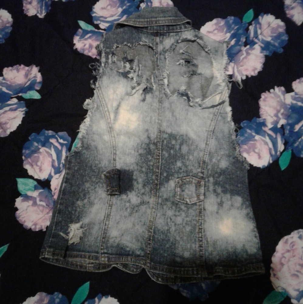Handmade "Fallen Angel" Distressed Vest